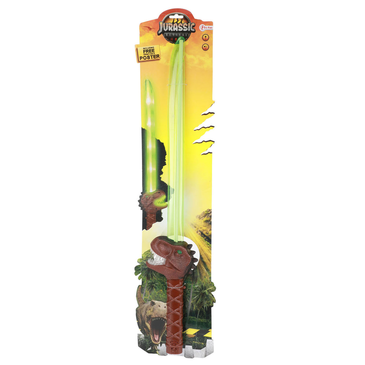 TOI-TOYS Jurassic Revival Light Sword T-Rex Light and Sound