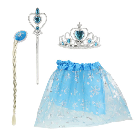 Toi-toys princesse des glaces avec tutu, diadème et bâton de princesse