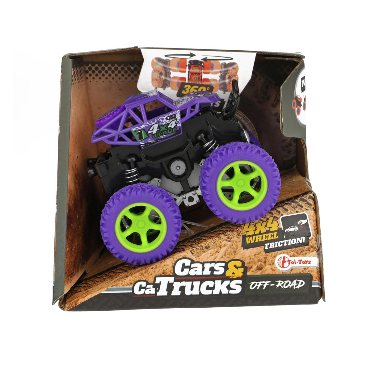 TOI-TOYS Friction Monster Truck Stunt 360