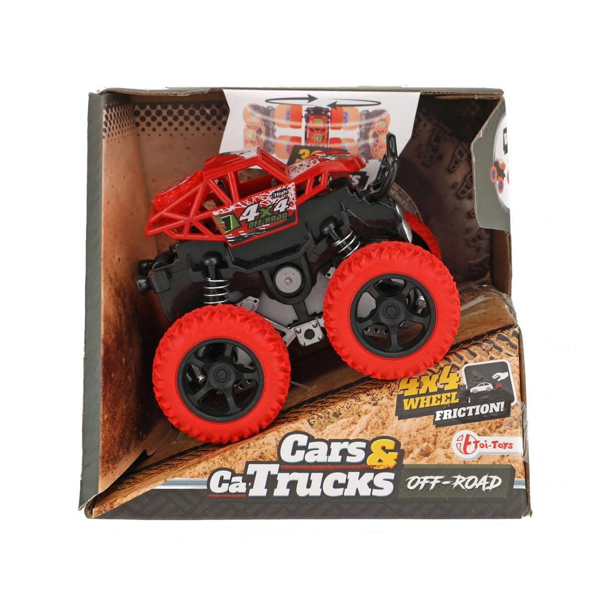 TOI-TOYS Friction Monster Truck Stunt 360