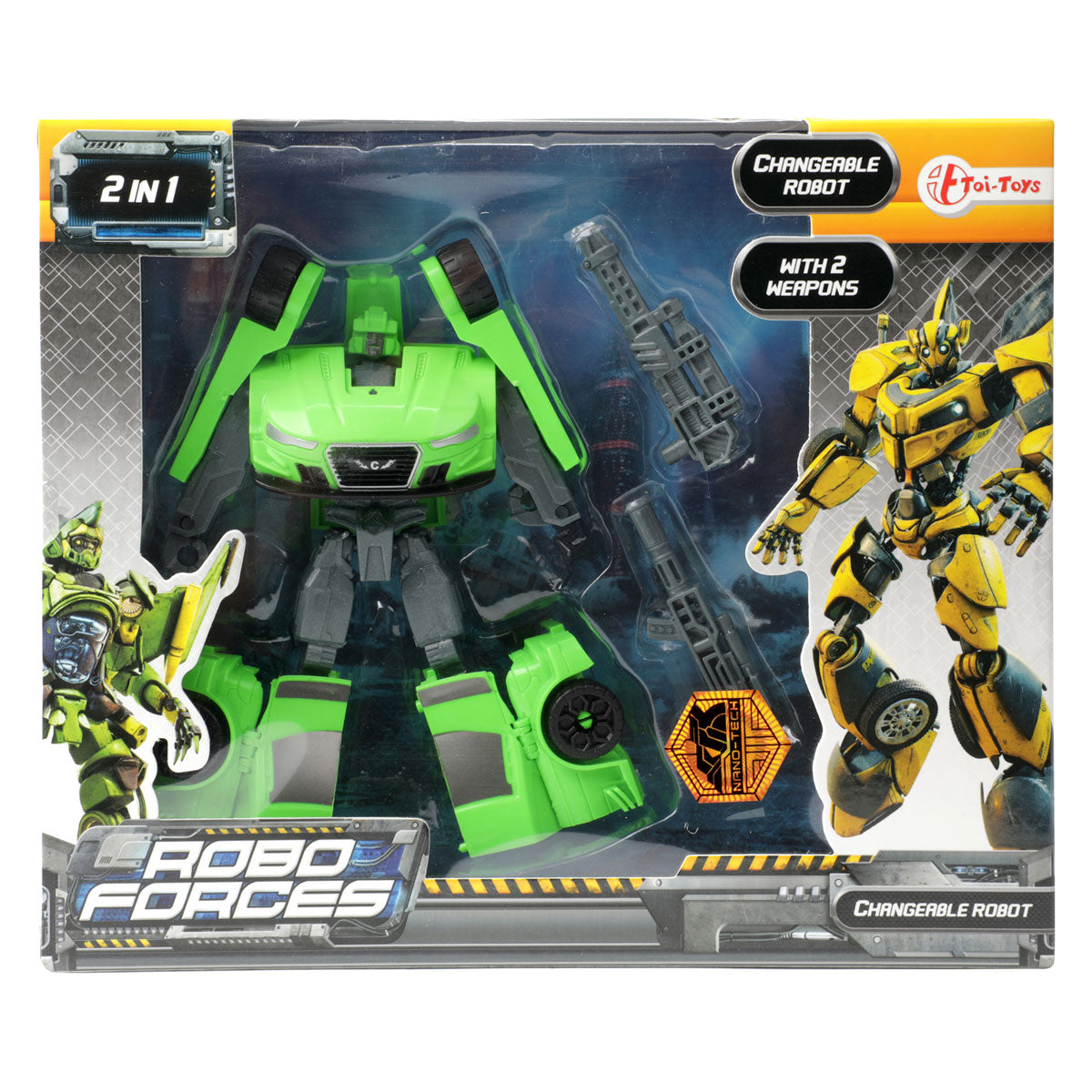 Roboforces change la voiture de sport robot