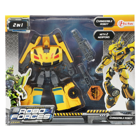Roboforces change la voiture de sport robot