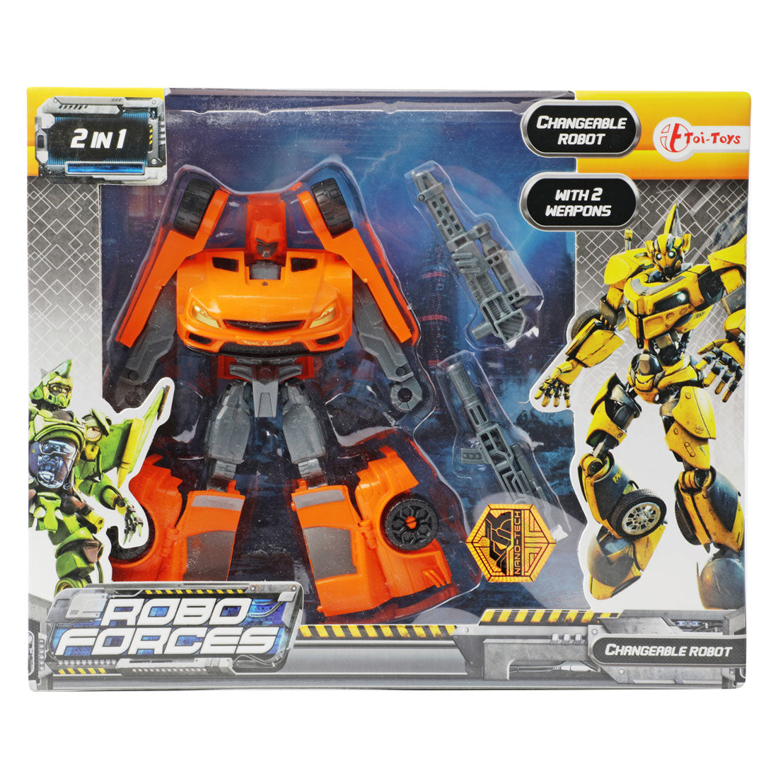 Roboforces change la voiture de sport robot