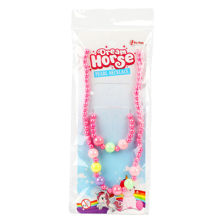 Collier de perles cheval de rêve et bracelet licorne
