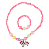 Collier de perles cheval de rêve et bracelet licorne