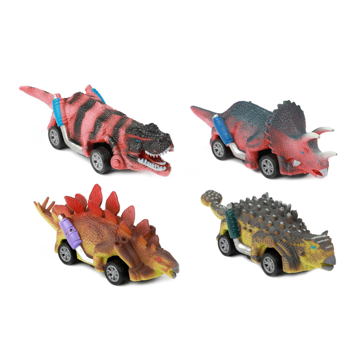 TOI-Toys World of Dinosaurs Pullback Car, 4..