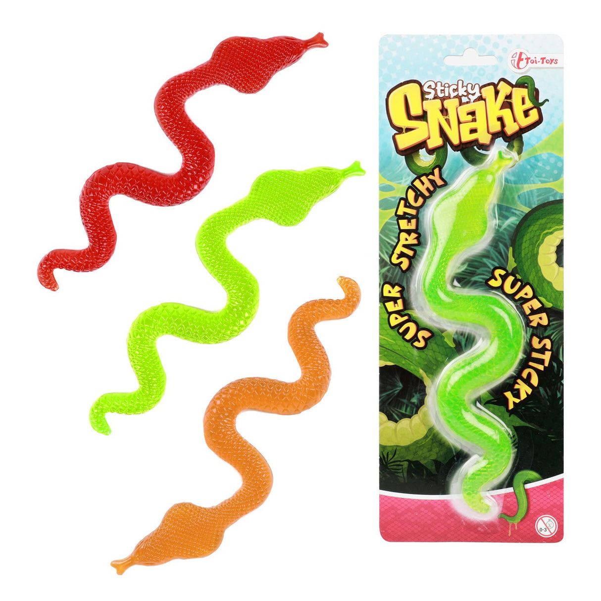 Toi-toys serpent cobra collant super extensible
