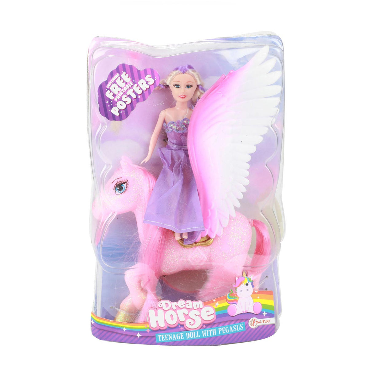 Dream Horse Unicorn Pegasus con bambola per adolescenti