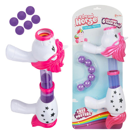 Dream Horse Unicorn Shielding Gun avec des boules de mousse