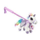Toi-toys peluche licorne avec canne assortie