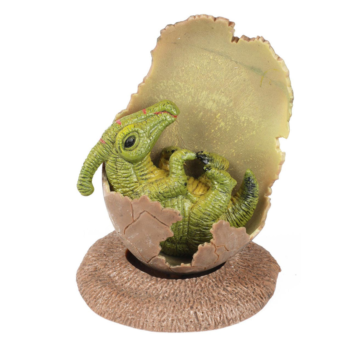 Bébé dinosaure du monde des dinosaures dans un œuf cassé