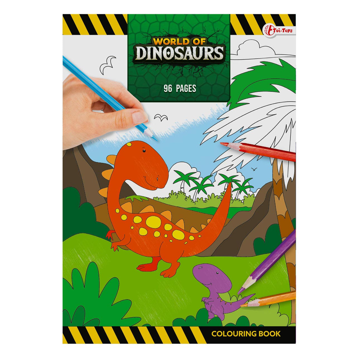 Super livre de coloriage du monde des dinosaures