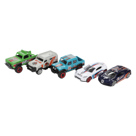 Toi-toys toitoys ensemble de voitures de rallye de course 5 pièces