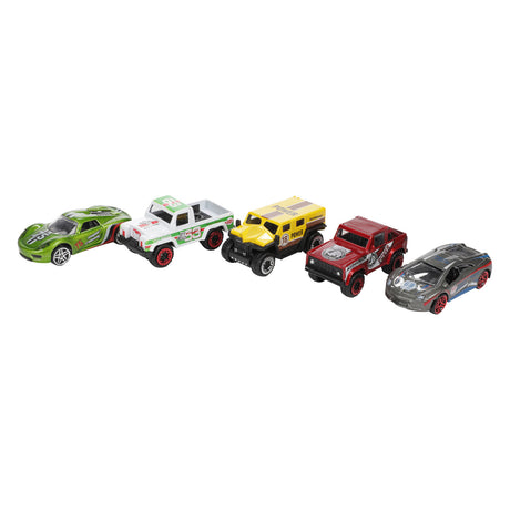 Toi-toys toitoys ensemble de voitures de rallye de course 5 pièces