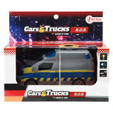 Toi-Toys Trucks Friction Police Van (DE) avec lumière et son