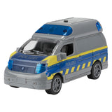 Toi-Toys Trucks Friction Police Van (DE) avec lumière et son