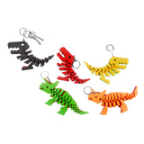 Porte-clés du monde des dinosaures, os de dinosaure