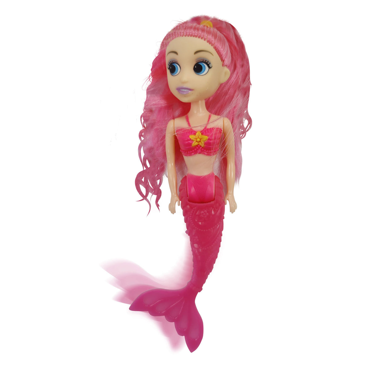 Toi-toys sirènes poupée sirène avec queue pliable, 18 cm