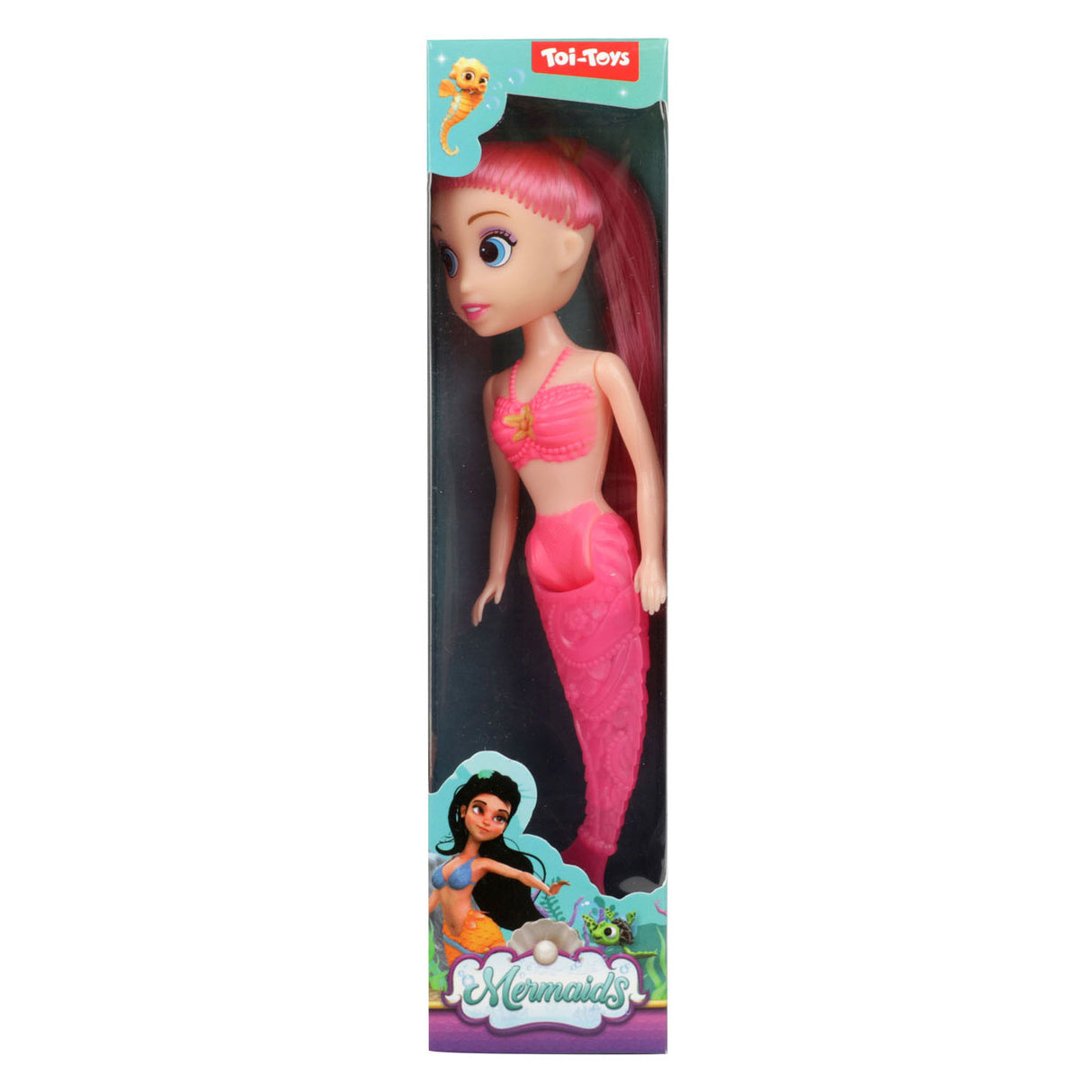 Toi-toys sirènes poupée sirène avec queue pliable, 18 cm
