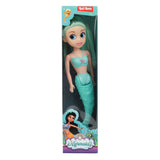 Toi-toys sirènes poupée sirène avec queue pliable, 18 cm