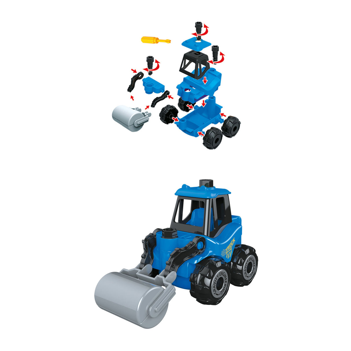 Toi-toys construit un véhicule de travail