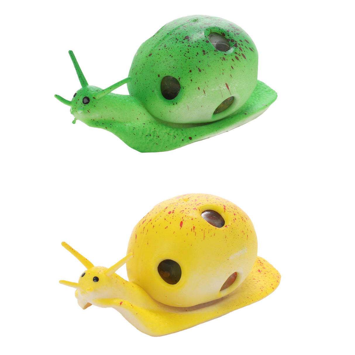 Toi-toys presse l'escargot avec des balles