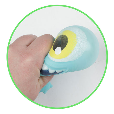 Toi-toys balle anti-stress puffer monstre un œil