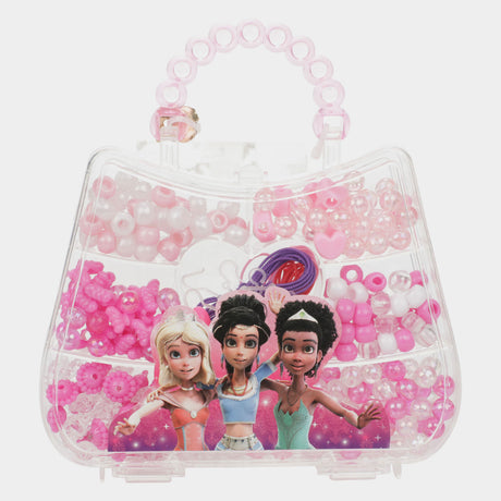 Les amies princesses Toi-toys fabriquent vos propres bijoux en perles dans un sac à main