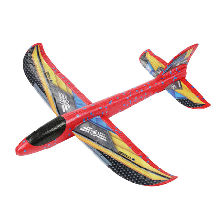 Toi-toys toi toys o play avion en mousse 36cm avec autocollants