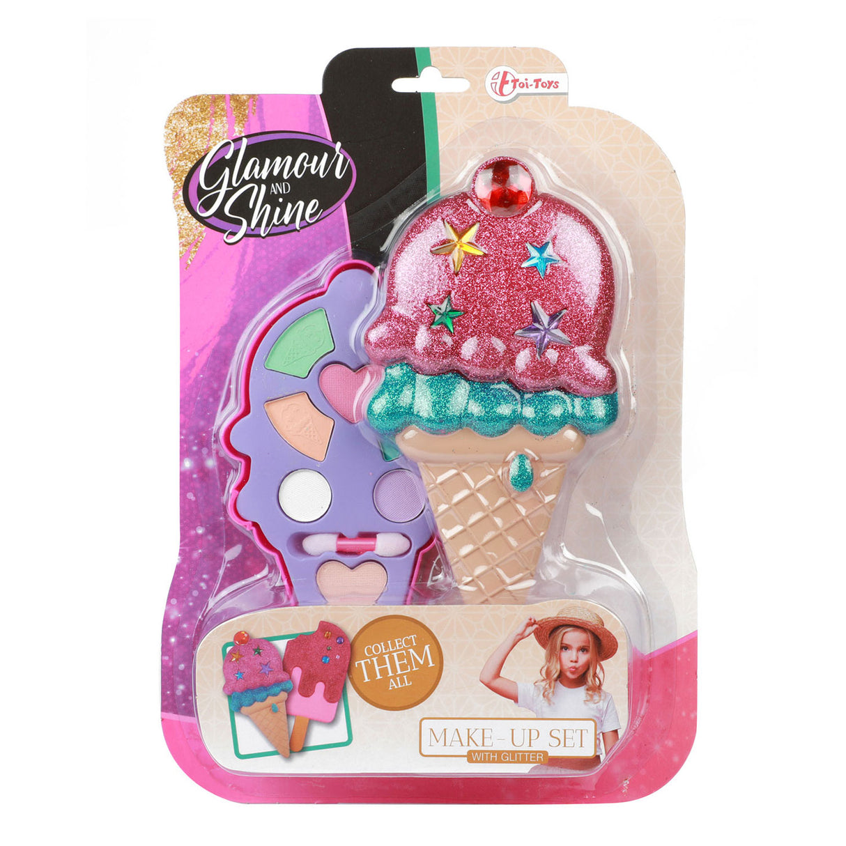 Toi-toys Glamour Shine Making-Up Glitter Ice Cream Set