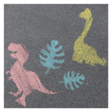 Toi-toys monde des dinosaures craie de trottoir dinosaure avec pochoirs, 10 pièces.