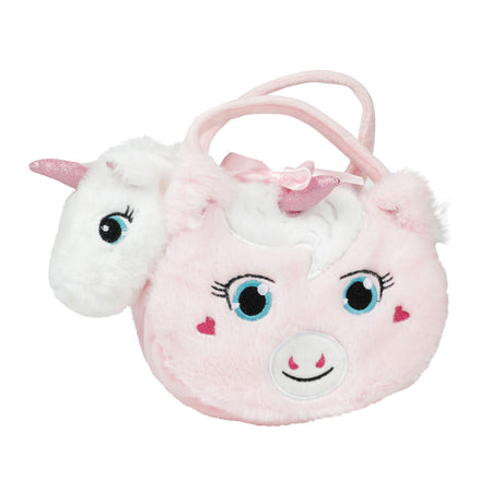Licorne en peluche cheval de rêve dans un sac