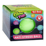 Toi-toys glow n fun balle anti-stress qui brille dans le noir