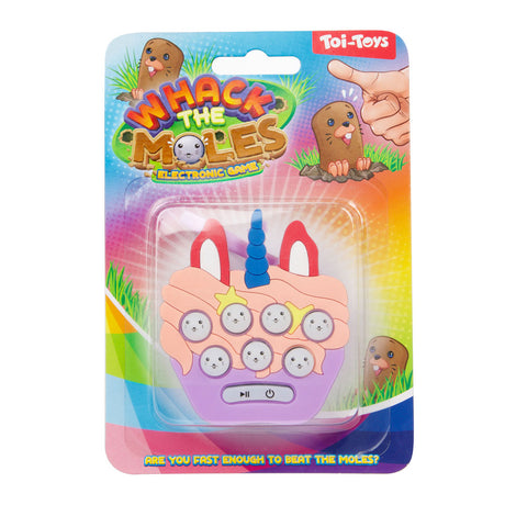 Jeu de mémoire Toi-toys attrapant des taupes sur un porte-clés