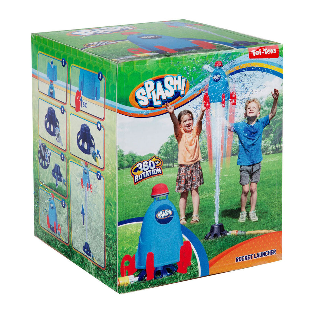 Splash watersproeier met raketlancering