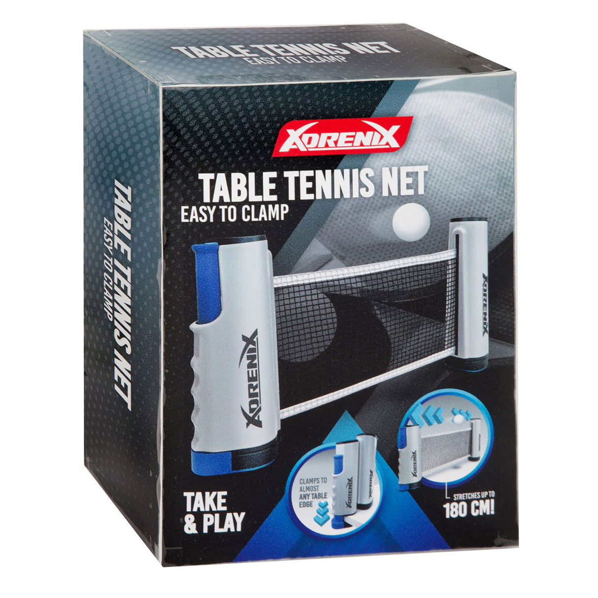 Toi-toys toitoys filet de tennis de table adrenix compact s'adapte à toutes les tables