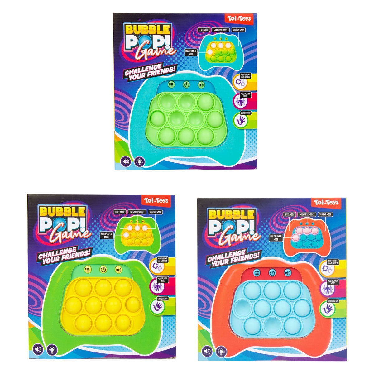 TOI-TOYS Memory Game Game Bubble Pops Controller