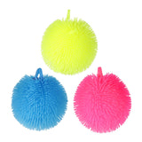 Toi-toys pufferz squeeze puffer ball néon, 8cm