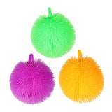 Toi-toys pufferz squeeze puffer ball néon, 8cm