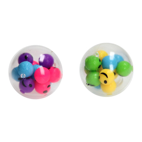 Toi-toys toi toys balle à presser amusante avec emoji 5cm