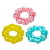 Toi-toys bracelet à presser amusant fleur avec paillettes