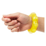 Toi-toys bracelet à presser amusant fleur avec paillettes