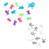 Toi-toys mini chenilles de fenêtre amusantes licorne ou astronaute, 12 pcs.