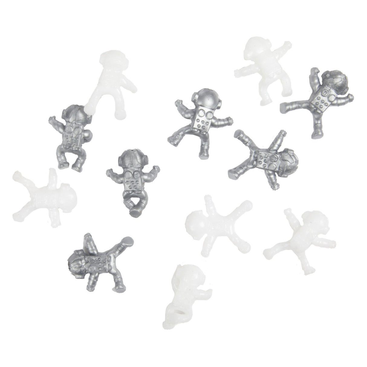 Toi-toys mini chenilles de fenêtre amusantes licorne ou astronaute, 12 pcs.