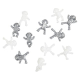 Toi-toys mini chenilles de fenêtre amusantes licorne ou astronaute, 12 pcs.