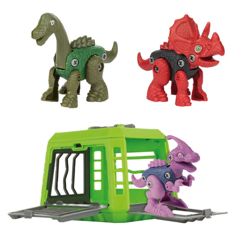 Toi-toys toi jouets cage avec dinosaure bricolage