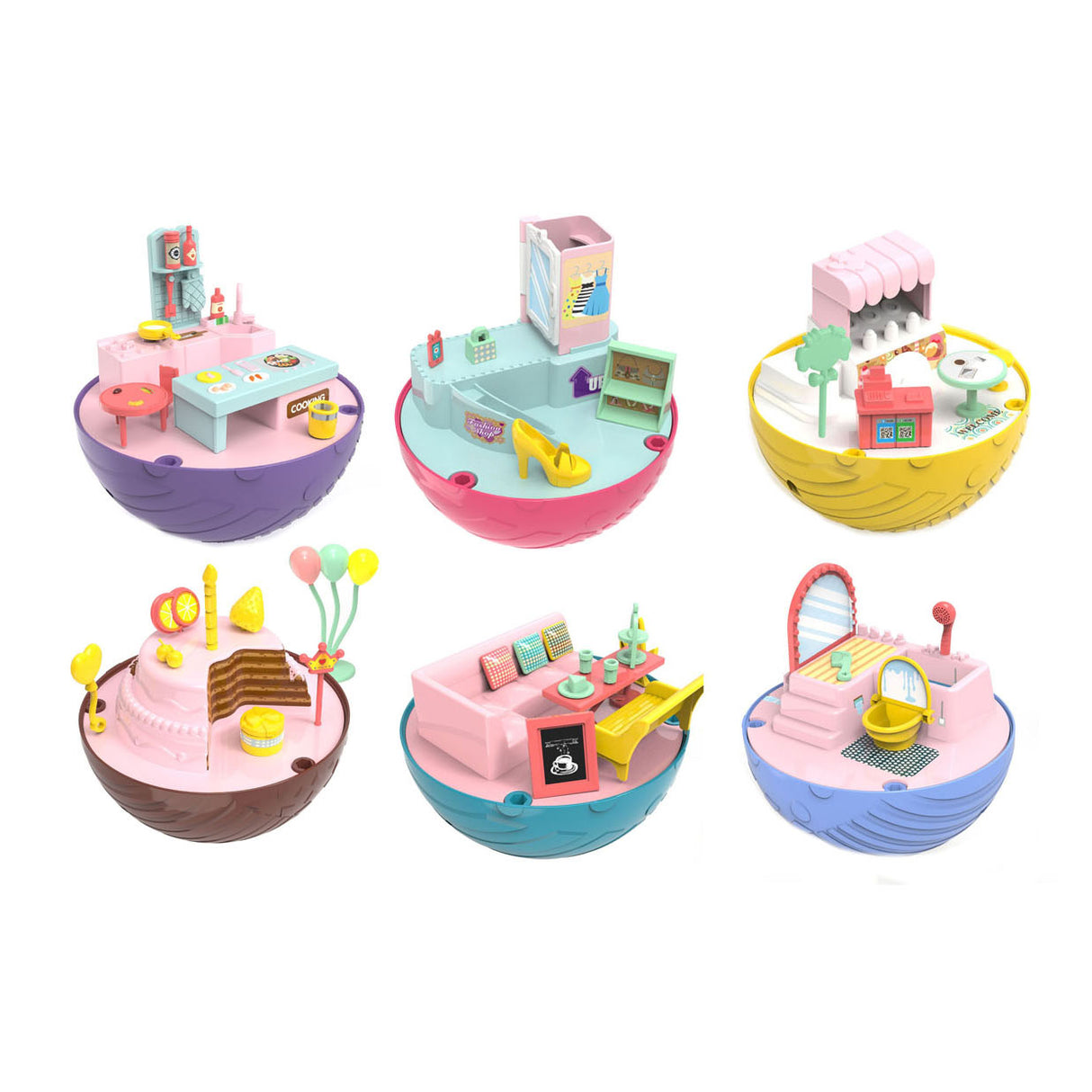 Toi-toys mini speelset huis in bal