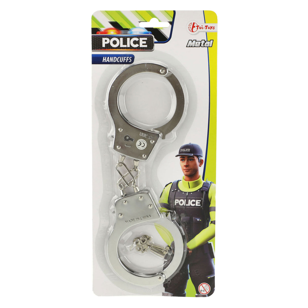TOI-TOYS Metal Police menottes 28 cm