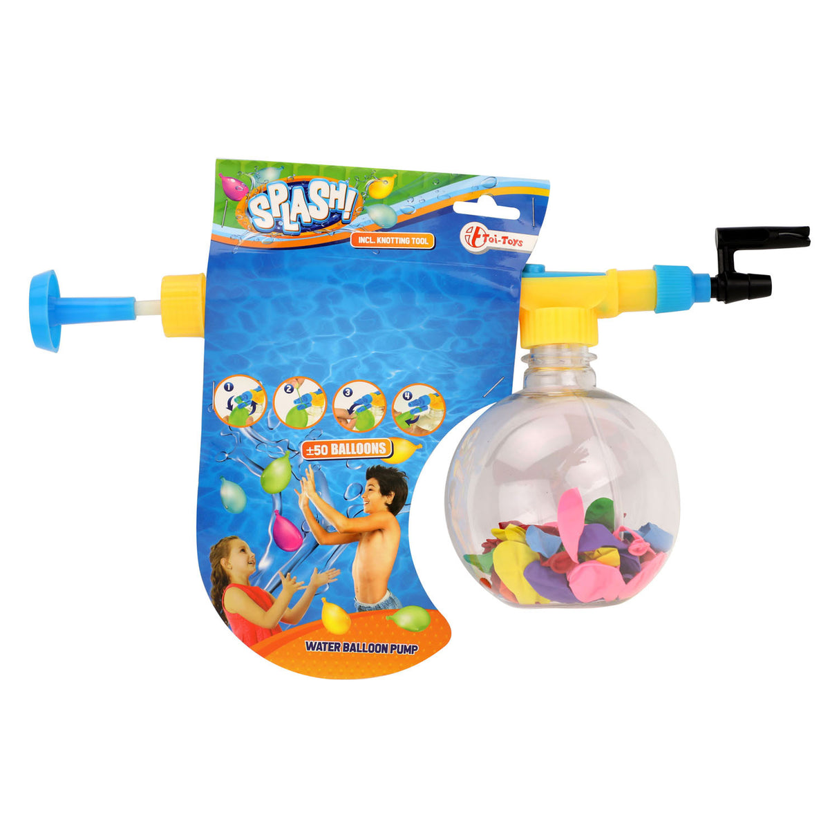 Splash Water Balloons Pump med 50 balloner