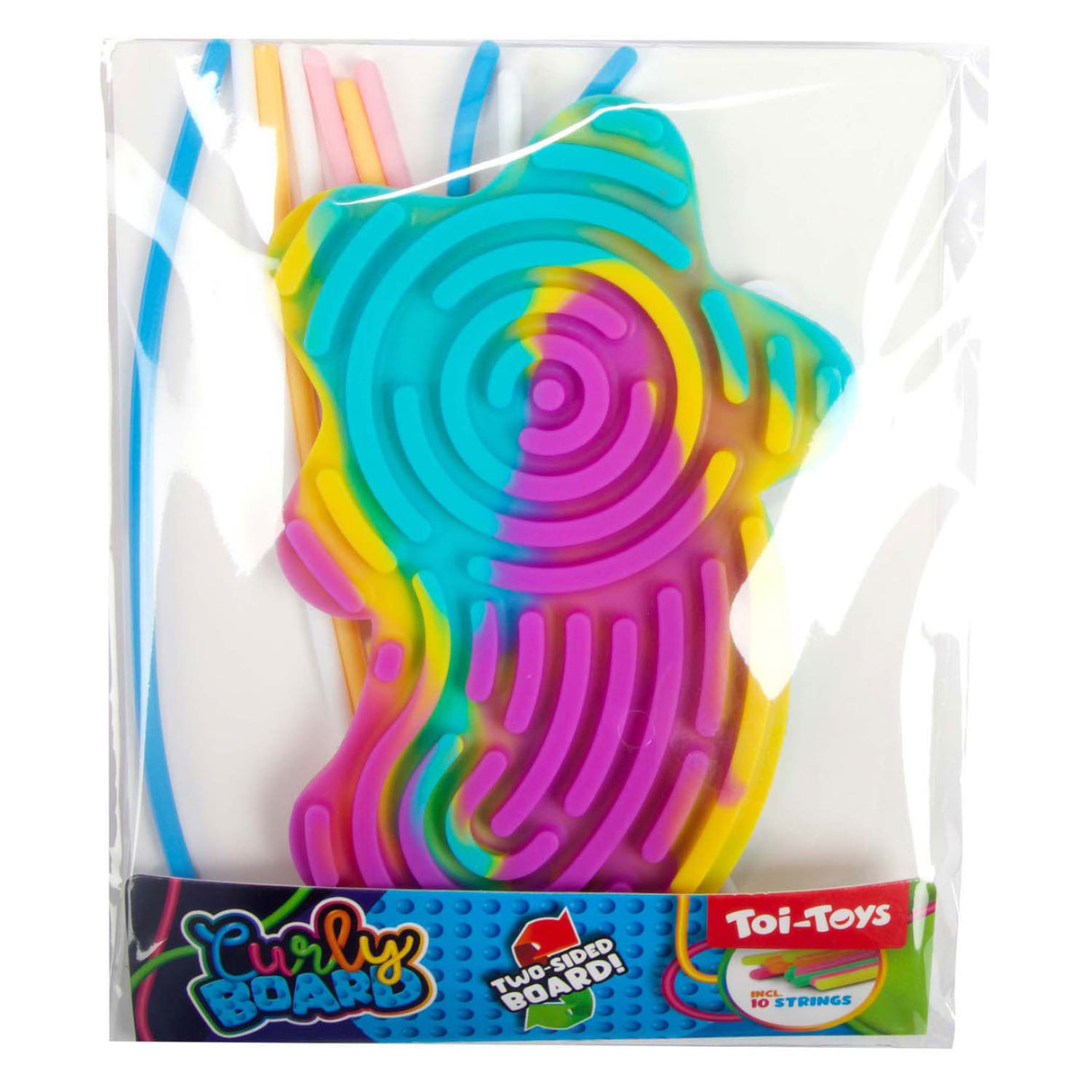 Toi-toys mini planche bouclée amusante avec 10 cordes